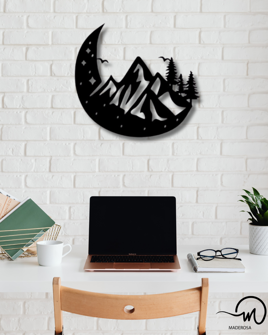 Cuadro Luna con Montañas